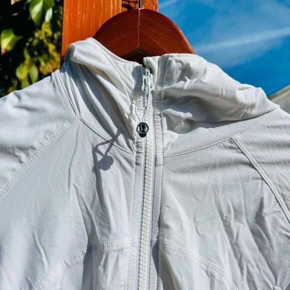Lululemon White  Zip-Up Hoodie Jacket Reversible - Picture 3 of 8